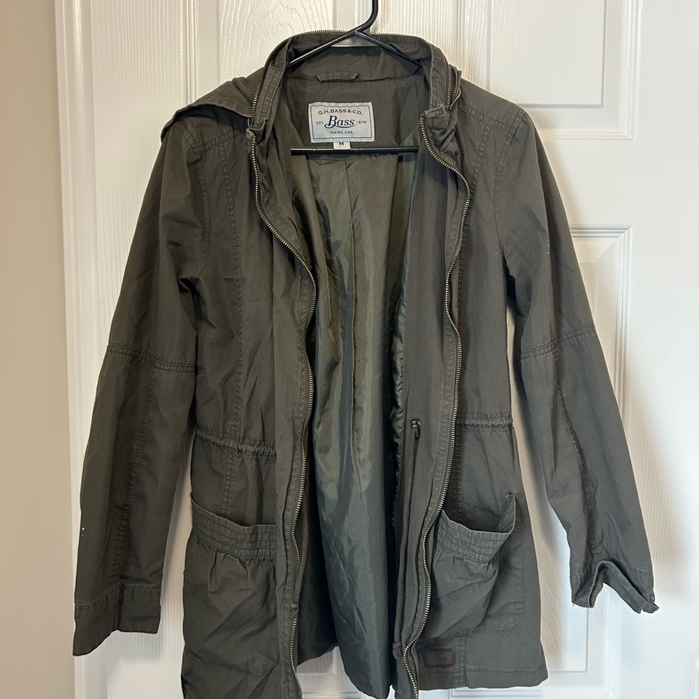 Bass Khaki Hooded Parka
